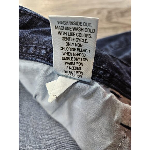 (3/$35) ELLE Jeans Denim Womens 10 Blue Dark Wash Stretch Skinny Mid Rise - Picture 6 of 11